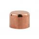 Customized Copper Pipe Cap with 150 PSI Pressure Rating and Threaded Connection