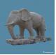 Outdoor Granite Stone Animal Sculptures Elephant For Landscape Garden Decoration