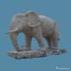 Outdoor Granite Stone Animal Sculptures Elephant For Landscape Garden Decoration
