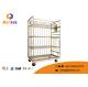 Mesh Lock Wheeling Logistics Trolley Material Movement Heavy Duty Goods Trolley