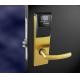 Gold Electronic Hotel Locks ANSI Standard Mortise With All Angle View