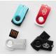 Different Color Branded USB Memory Sticks 2.0 With USB-HDD Or USB-ZIP Mode