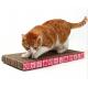 Eco Friendly Corner Cat Scratcher 100% Recycle Corrugated Paper For Entertainment