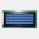 Blue Mode Transmissive LCM LCD Display Negative Character Screen For Instrument 