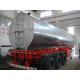 Three Axle Bitumen Transport Tanker With Burner Direct Heating System