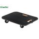 Two Handles Flat Plywood Moving Dolly With Ribbed Rubber Surface , PVC Edge Strip