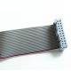 FC-34P flat ribbon cable 1.27mm pitch 34 positoin grey colour connector with SR female to female type