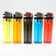 8.0*2.37*1.18 cm Five Colors Plastic Gas Flint Lighter with Black Head