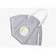 Anti - Fog Disposable Non - Woven Mask , KN95 Particulate Filter Mask Gray Color