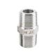 WZ Stainless Steel High Pressure Hex Nipple BSP NPT Equal Male Thread Pipe Fitting