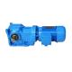 OEM Transmission Helical Bevel Worm Gear Speed Reducers For Electric Motors
