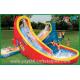 Blow Up Slip N Slide Amusement Park Bouncer And Inflatable Bouncer Slide For Children