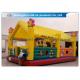 Sunflower Waterproof 	Inflatable Amusement Park 0.55mm PVC Tarpaulin For Kids Playing