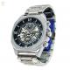 ML1113-Silver Bezel Luxury Trend Design Men Quartz Watches With Stainless Steel Band