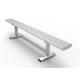 Long Life Aluminum Grandstands Portable Bench With Non Rusting Aluminum Frame