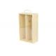 2 / 3 Bottles Natural Wooden Box With Sliding Lid , Wine Whisky Wood Storage Box With Lid