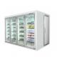 Customized Commercial Beverage Display Cooler With Side Open Door For Back Storage