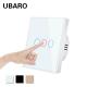 Home Single Fire Wire Touch Screen Light Switch Embedded 3 Gang Smart Light Switch