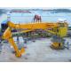 Hydraulic Steel Flexible Marine Knuckle Boom Crane Heavy Duty 100T10M
