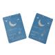 Custom Logo Plastic Three Side Sealed Small Sachet for Sleep Patch Aluminum Foil Soft Touch Mylar Bag