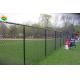 9 Ft High Chain Link Fence Plastic Coated 50 X 50 Mesh 8 Gauge