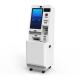 Hospital Self Service Check Out Kiosk With Smart Digital Card Reader Terminal Printer