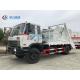 Dongfeng 4x2 10cbm Swing Arm Container Garbage Trucks Waste Removal Bins Truck