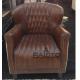 antique Europe style leather single sofa furniture,#N02