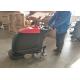 Portable Walk Behind Concrete Floor Scrubber With 45L Recovery Tank No Residue