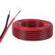 Red And Black Copper Electric Wire Cable , Parallel Spt Twin Flat Wire Speaker Cable