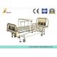 Steel Frame Hand Operated Medical Crank Hospital Nursing Bed Turning Table (ALS-M312)