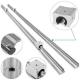 Supported Linear AluminumCylindrical Guide Linear BearingRail Slide Guide Shaft Rod , Size:1500mm