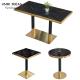 180cm 160cm 150cm 140cm Rectangle Marble Dining Table And Chairs Set
