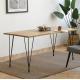 Contemporary Wood Dining Room Table 120×60×75CM With Minimalism Design