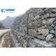 High Tensile Wire Mesh Gabion Durable Pvc Coating Rust Proof For Landscaping