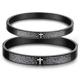 Tagor Jewellery Super Quality 316L Stainless Steel Couple Bracelet Bangle TYGB011