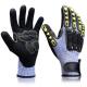 Luxcury Cut Proof Work Gloves TPR Mining Work Gloves Sandy Nitrile Coating