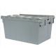 Virgin PP Standard Logistic Plastic Shipping Totes Gray Color