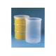 Transparent Straight Bottom Clear Drum Liners , Disposable Rigid Drum Liners