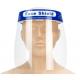 Snug Fitting Chemical Splash Face Shield , Disposable Face Shield High Elasticity Foam Head Strip