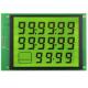 Custom LCD Panel, Monochrome Temperature Control Instrument Energy Storage Power LCD, STN Yellow Green Segment LCD