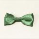 Luxurious Matte Satin Ribbon Bow Crafts Champagne Bowtie For Wedding Party