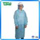 ISO13485 Nonwoven Disposable Laboratory Coat With Snap Button