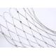 40mm Diamond Hole Ferriled Kind Wire Rope Cable Mesh For Hotel