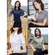 Lady Fashion Polo Shirts Long Short Sleeve Regular Shirts Formal Dress Kcs3