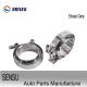 V Band Stainless Steel Exhaust Clamps 57mm For Automobile Retrofit Exhaust Pipes