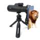 10-30X55 Hunting Monocular Hiking Telescope For Mobile Phone