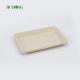 PLA Biodegradable Bagasse Tableware Dish Fast Food Serving Tray