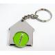 caddy coin key chain, trolley coin keychains, coin holers