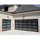 Safety Aluminum Sectional Door With Excellent Insulation Powder Coated Surface in White/Brown/Grey/Black